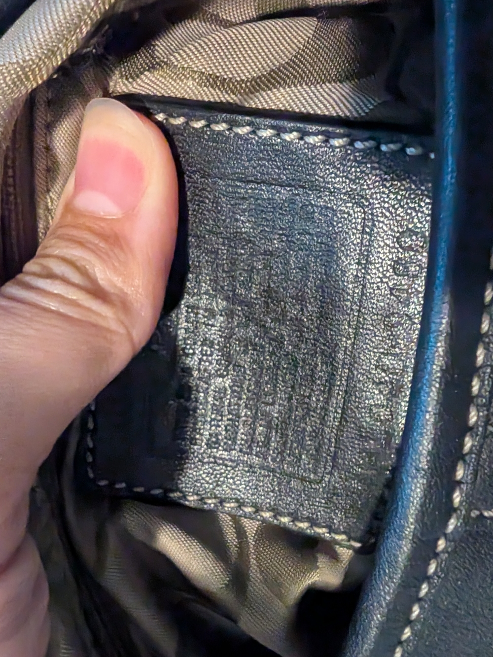 Coach 9480- Black Leather Buckle Purse. - Picture 7 of 7